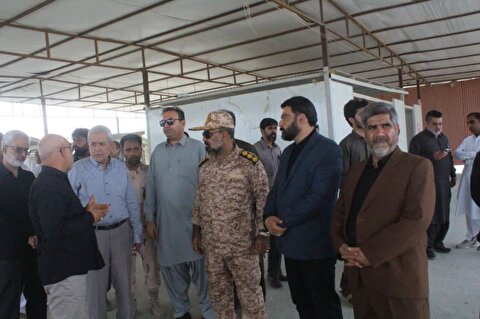 گزارش تصویری بازدید رئیس ستاد توسعه و بازسازی عتبات عالیات کشور از پایانه مرزی ریمدان و میرجاوه در استان سیستان و بلوچستان